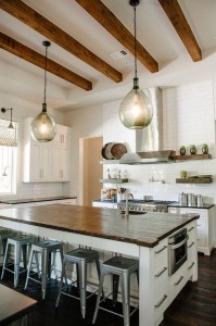 reclaimed wood kitchen